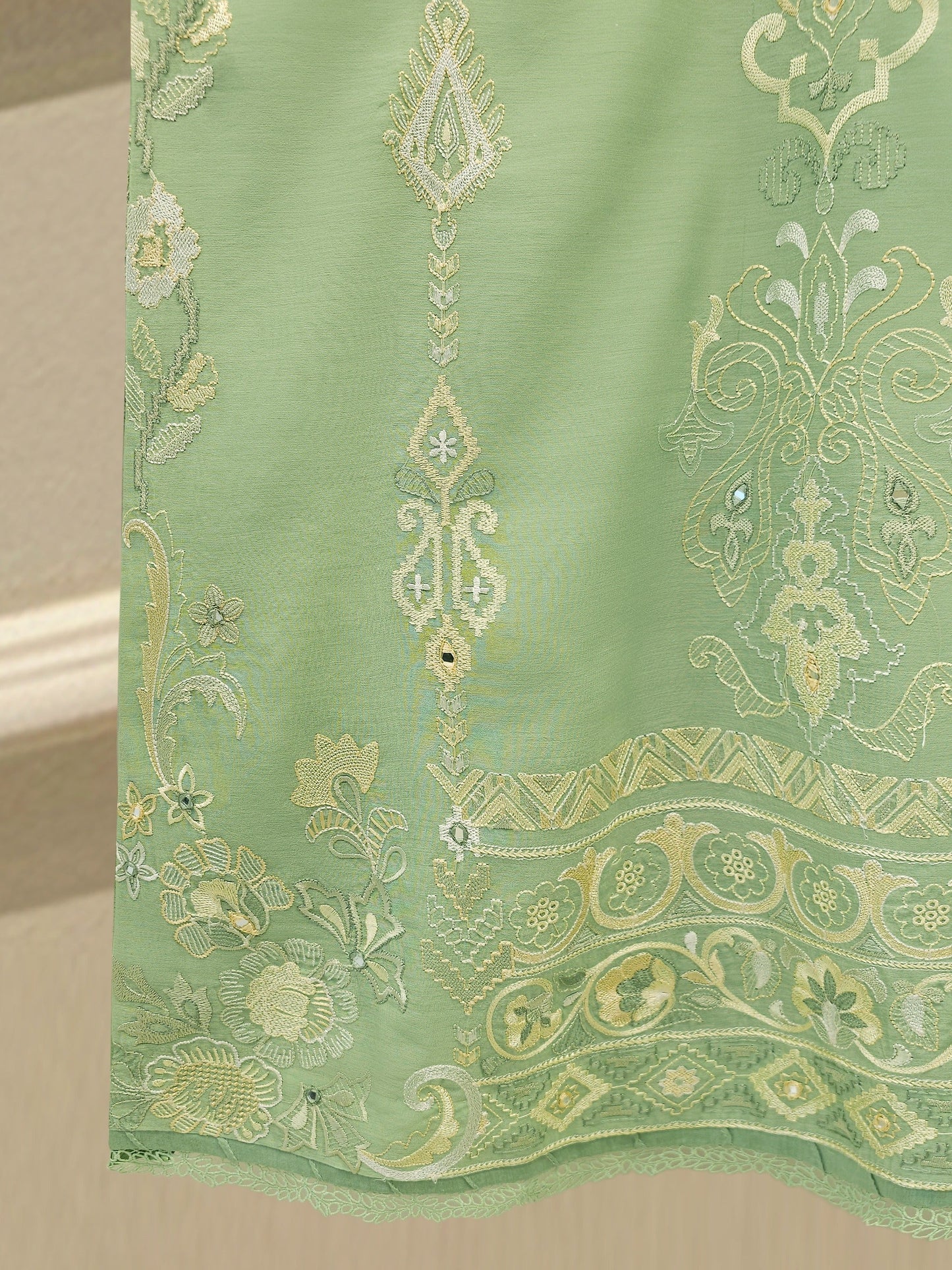 S112768 | Embroidered Kora Cotton Suit | Aghanoor Bridal