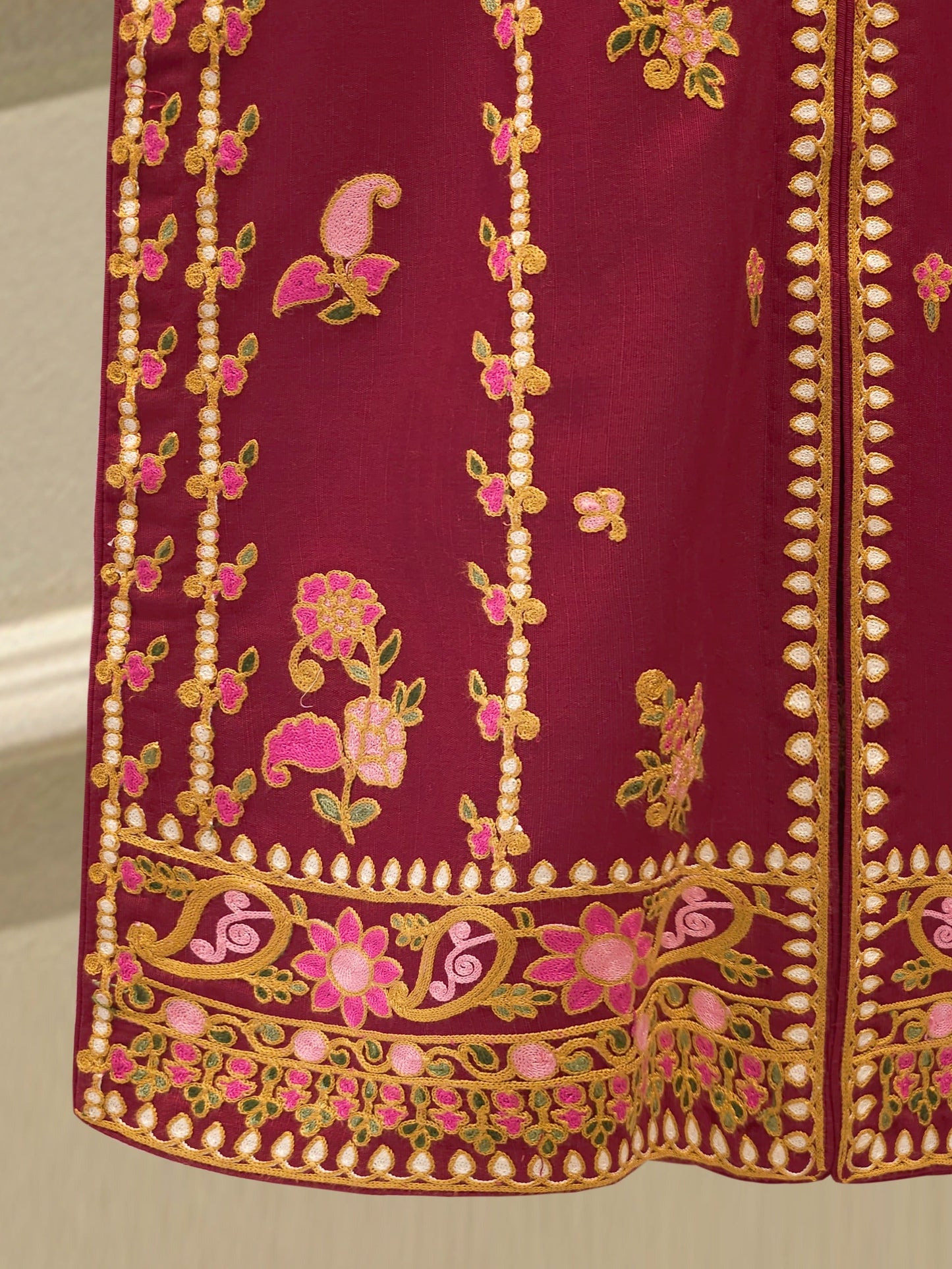 S112775 | Embroidered Khaddar Suit | Aghanoor Bridal