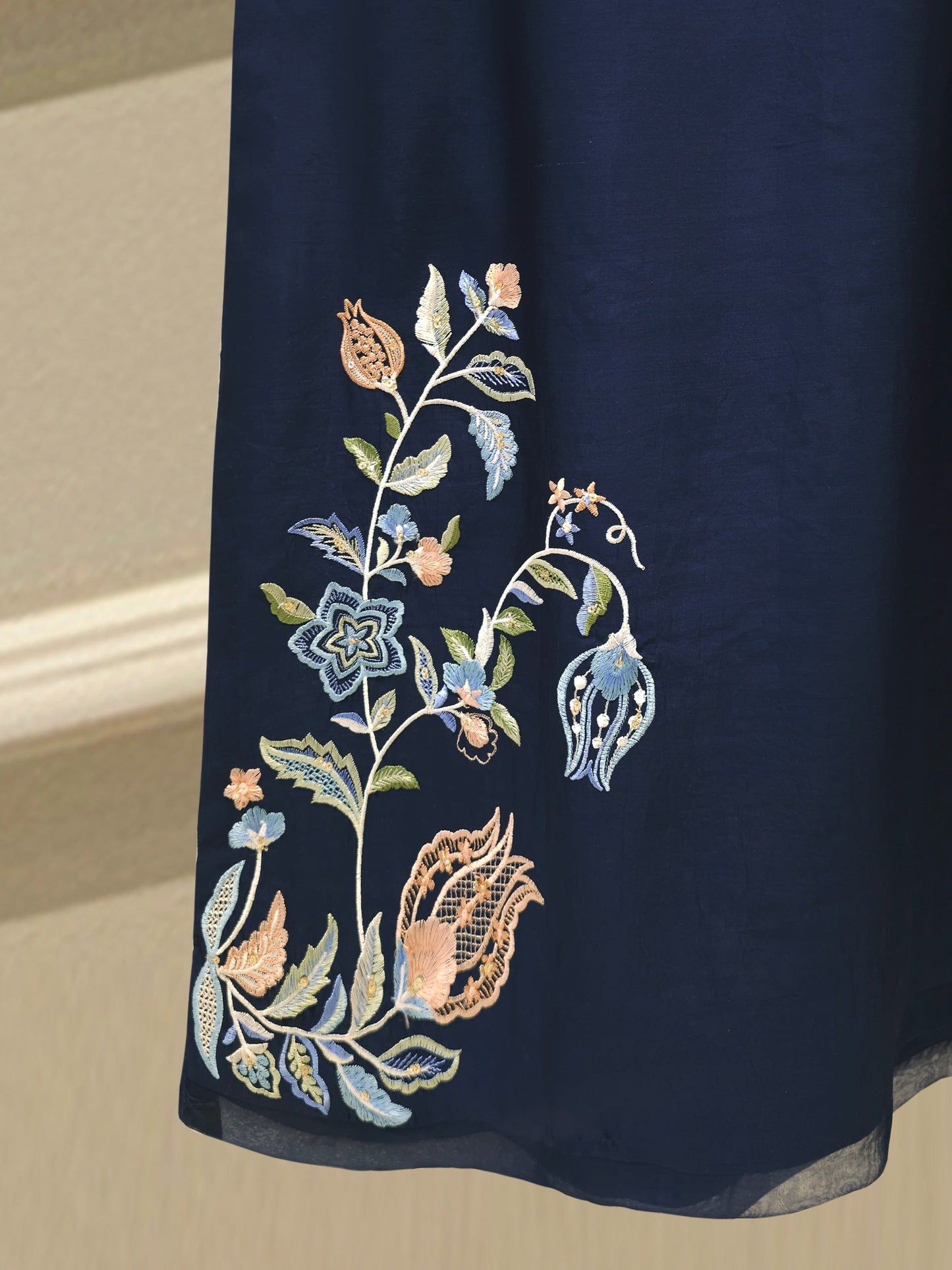 S112783 | Pure Khaddi Silk Embroidered Suit | Aghanoor Bridal