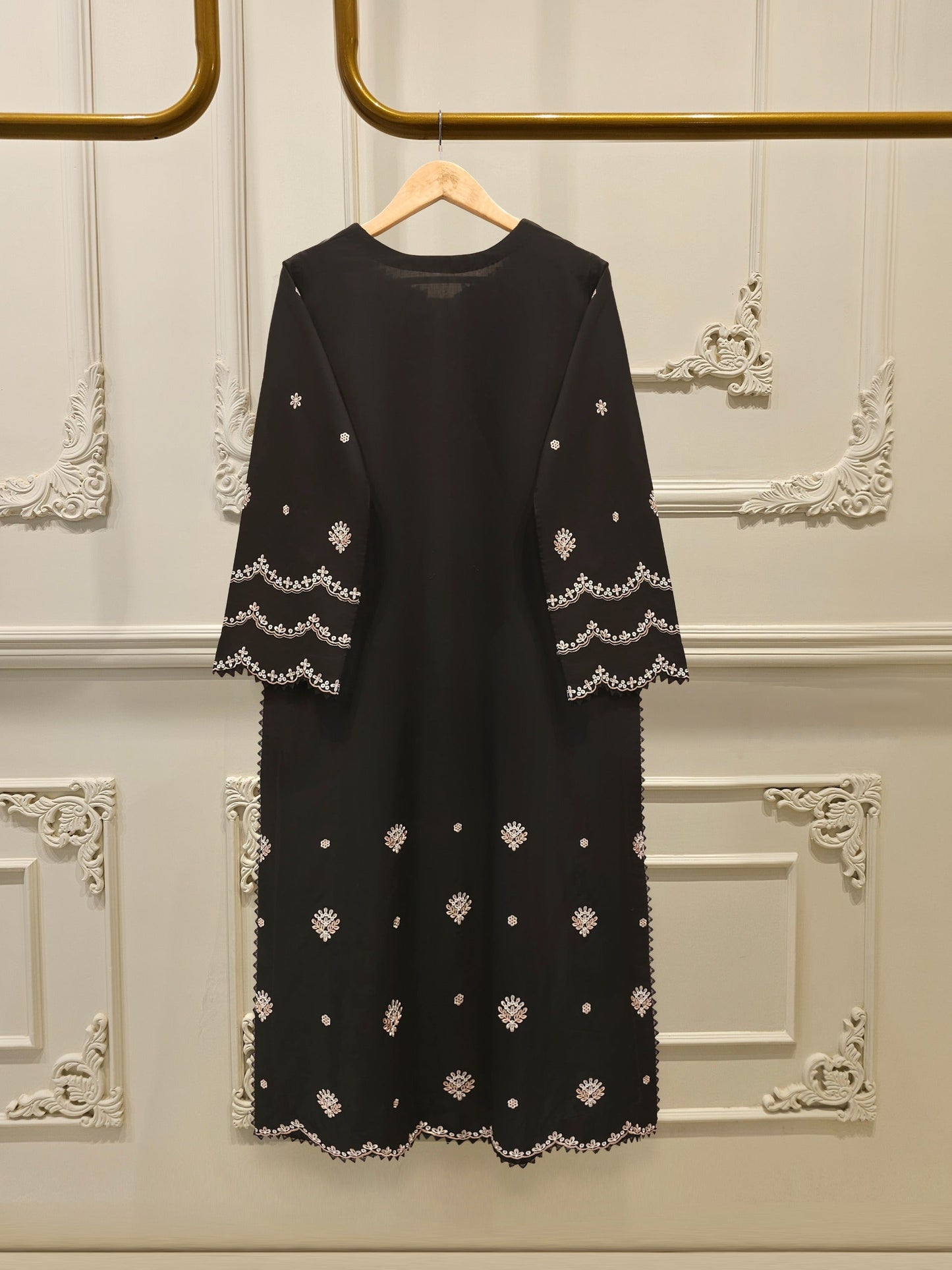 S112769 | Embroidered Cambric Suit | Aghanoor Bridal