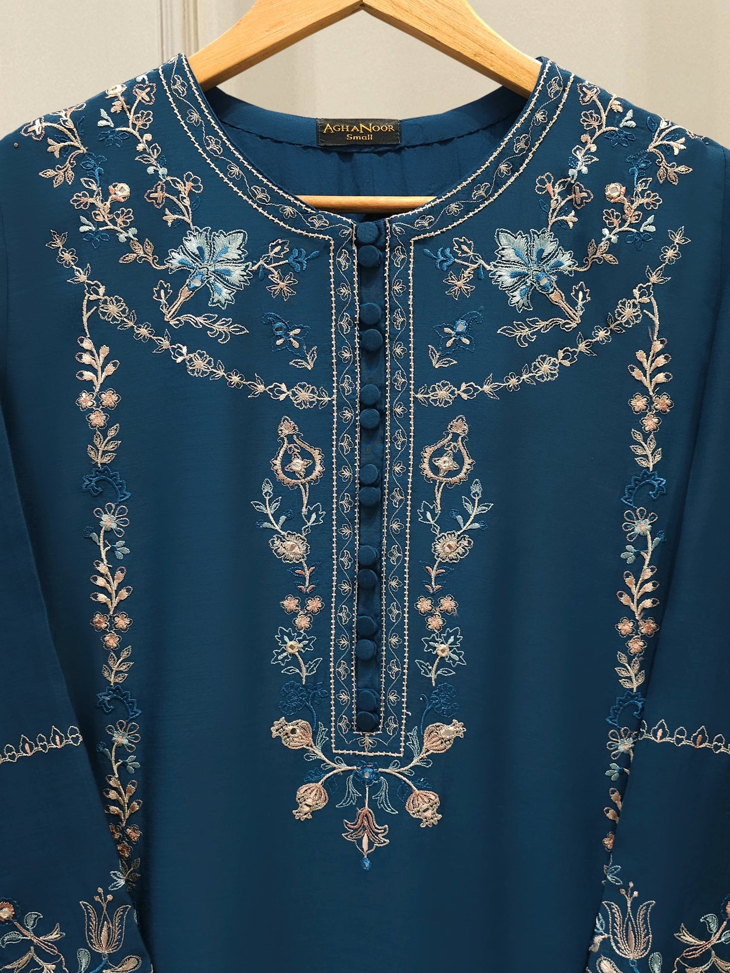 S112785 | Embroidered Kora Cotton Suit | Aghanoor Bridal