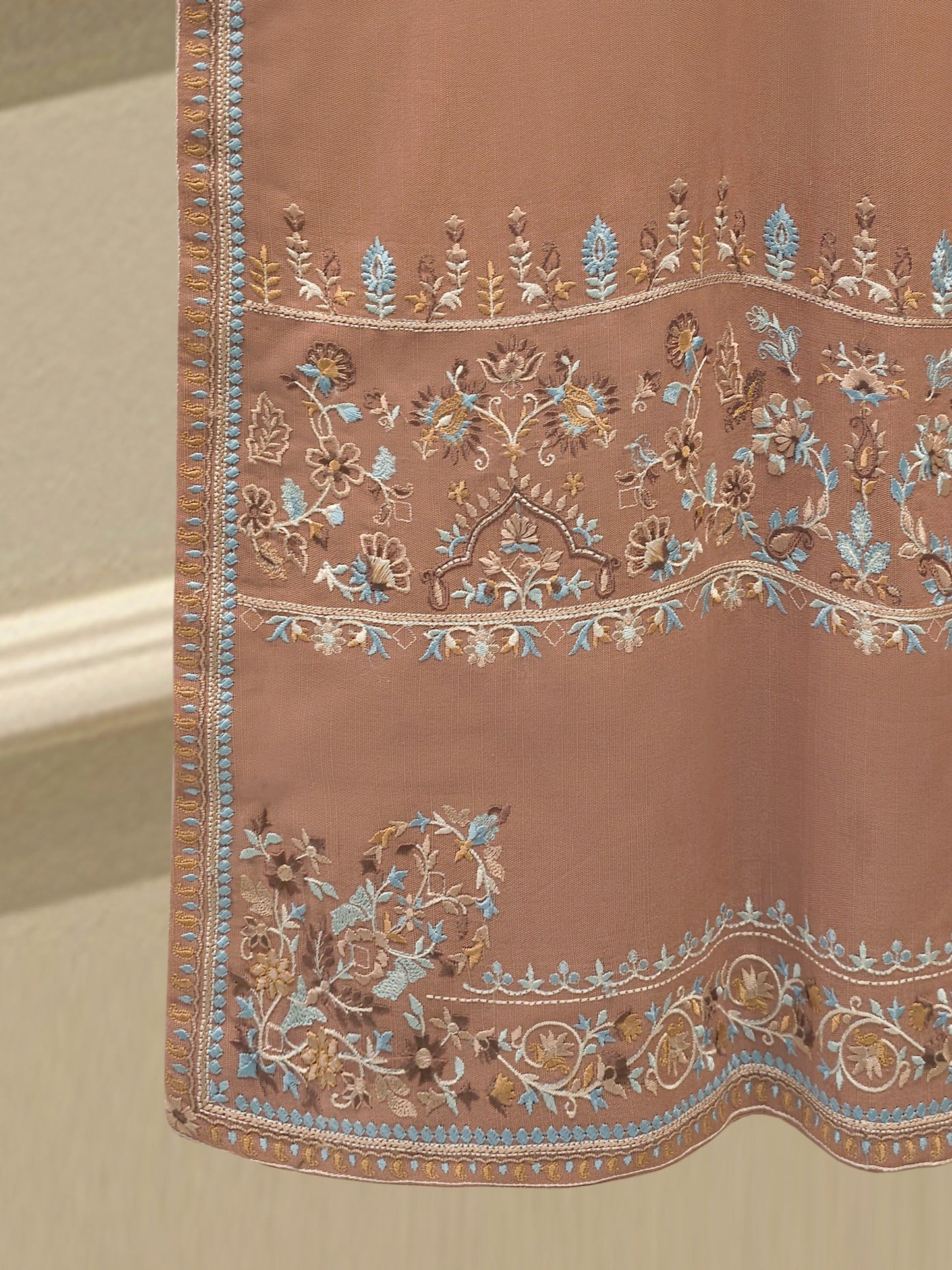 S112792 | Embroidered Khaddar Suit | Aghanoor Bridal