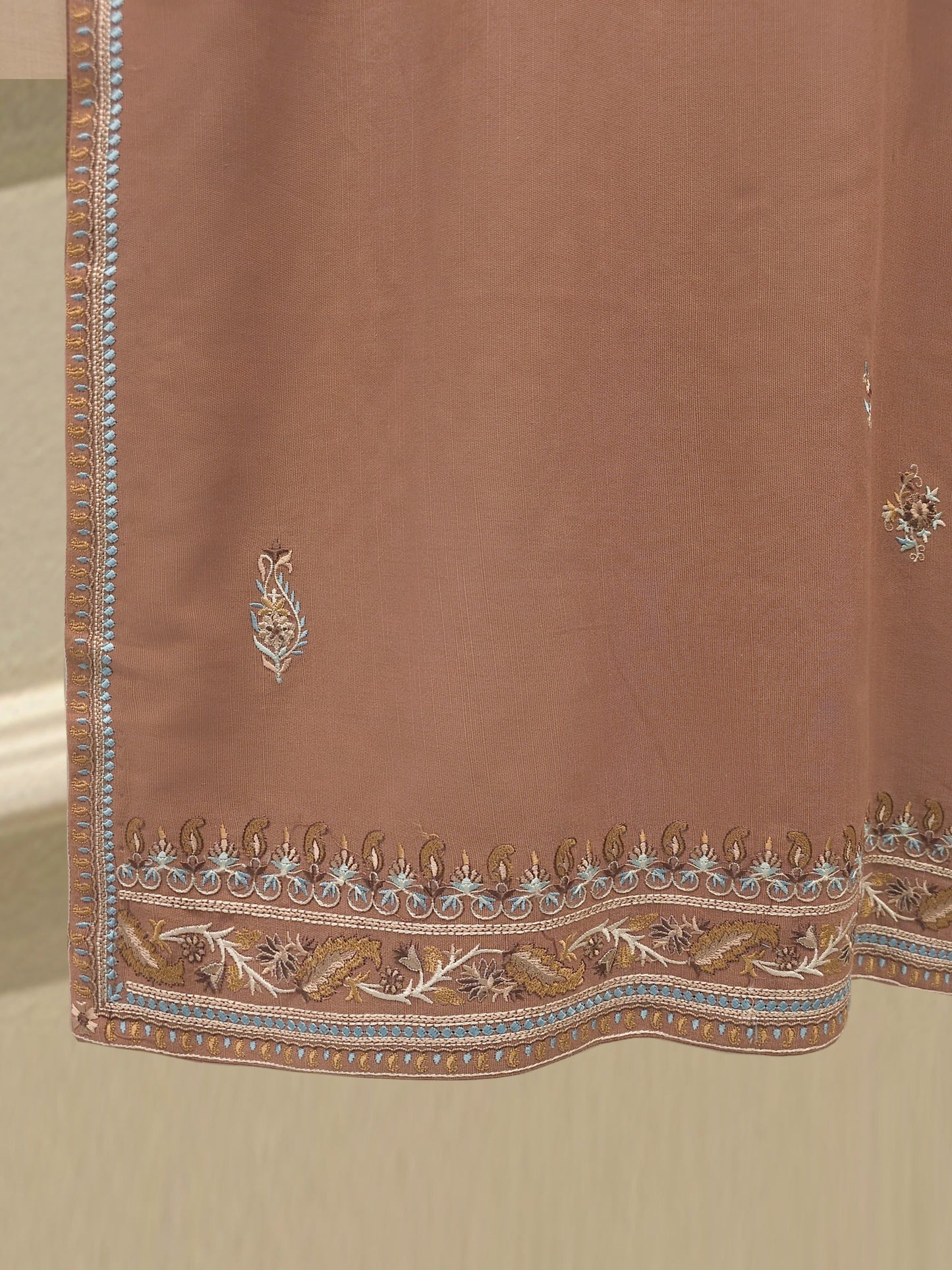 S112792 | Embroidered Khaddar Suit | Aghanoor Bridal