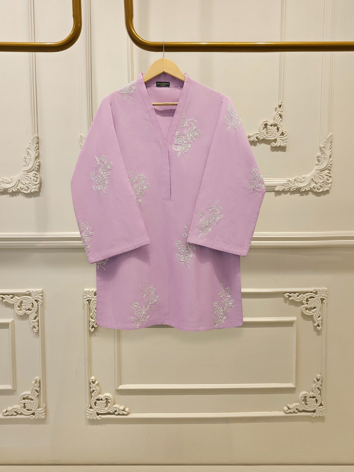 S112806 | Embroidered Khaddar Suit | Aghanoor Bridal