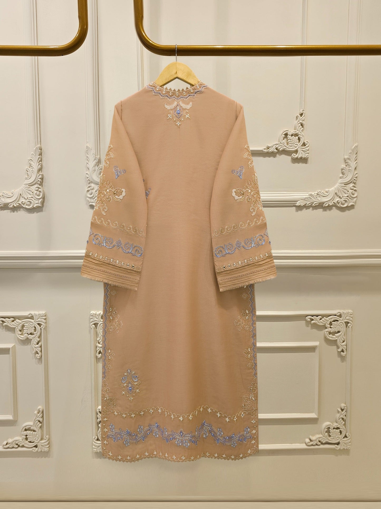 S112820 | Embroidered Kora Cotton Suit | Aghanoor Bridal