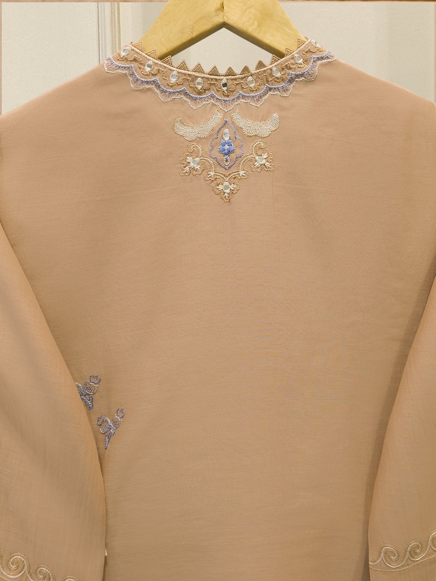 S112820 | Embroidered Kora Cotton Suit | Aghanoor Bridal