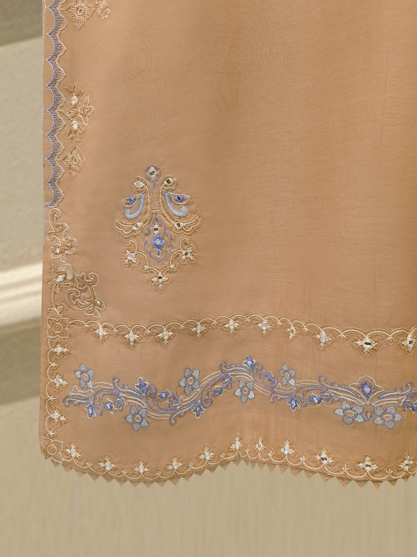 S112820 | Embroidered Kora Cotton Suit | Aghanoor Bridal