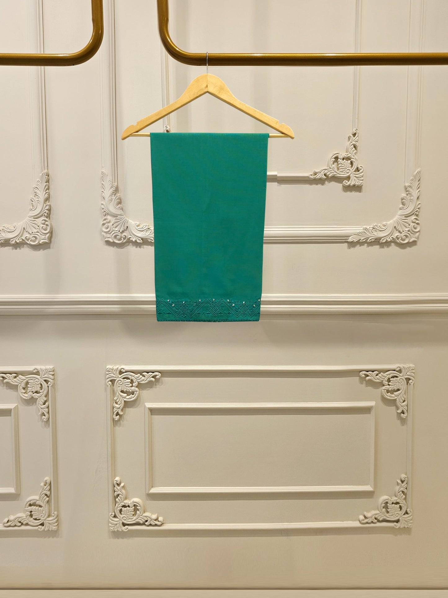 S112797 | Embroidered Khaddar Suit  | Aghanoor Bridal