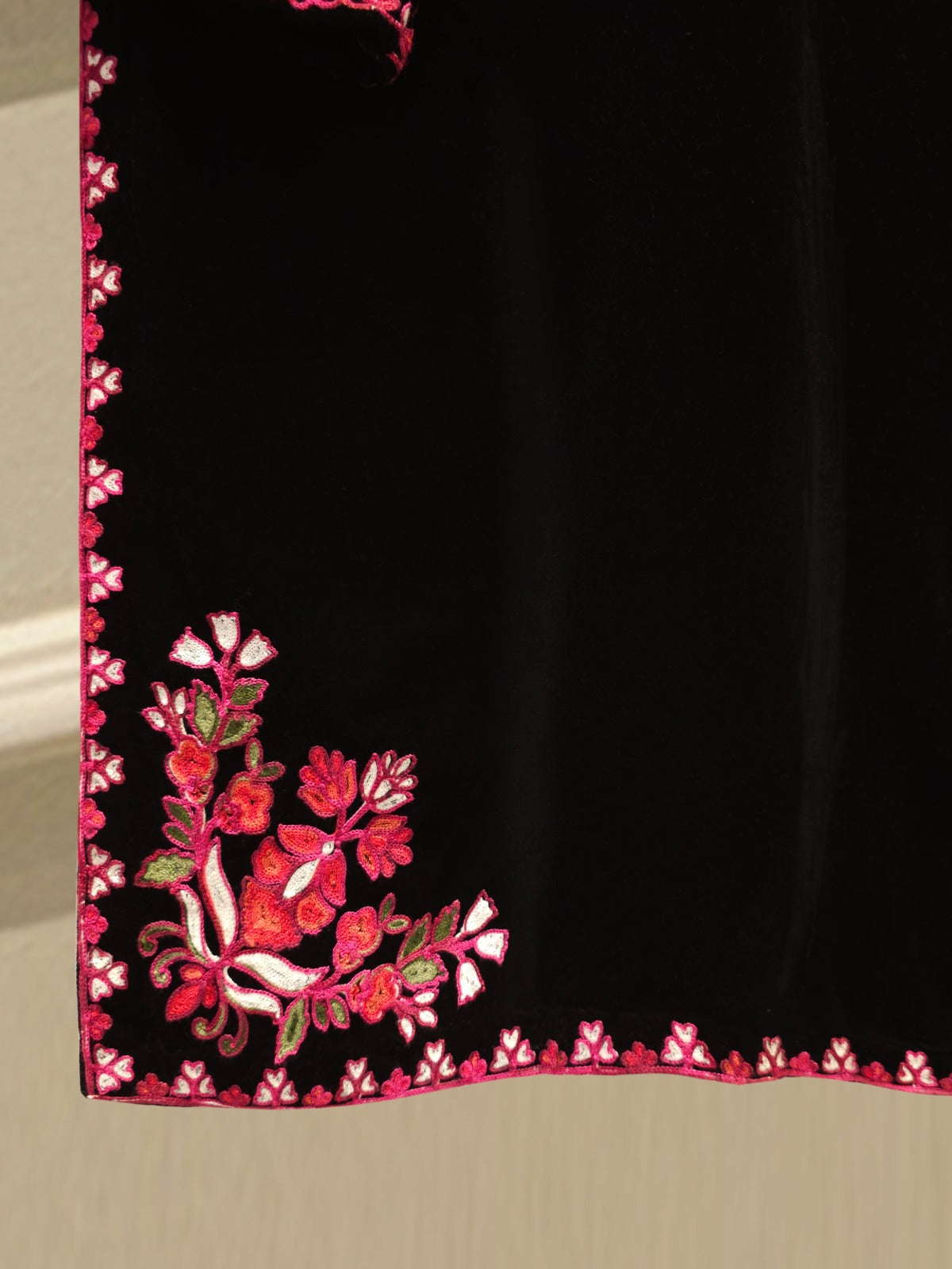 S112840 | Embroidered Velvet Suit | Aghanoor Bridal