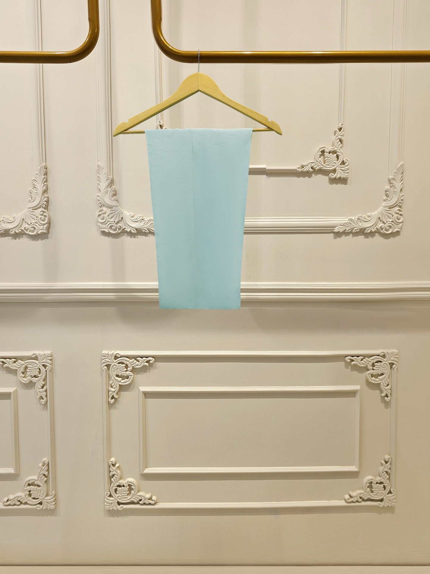 S112862 | Pure Embroidered Cotton Net Suit | Aghanoor Bridal