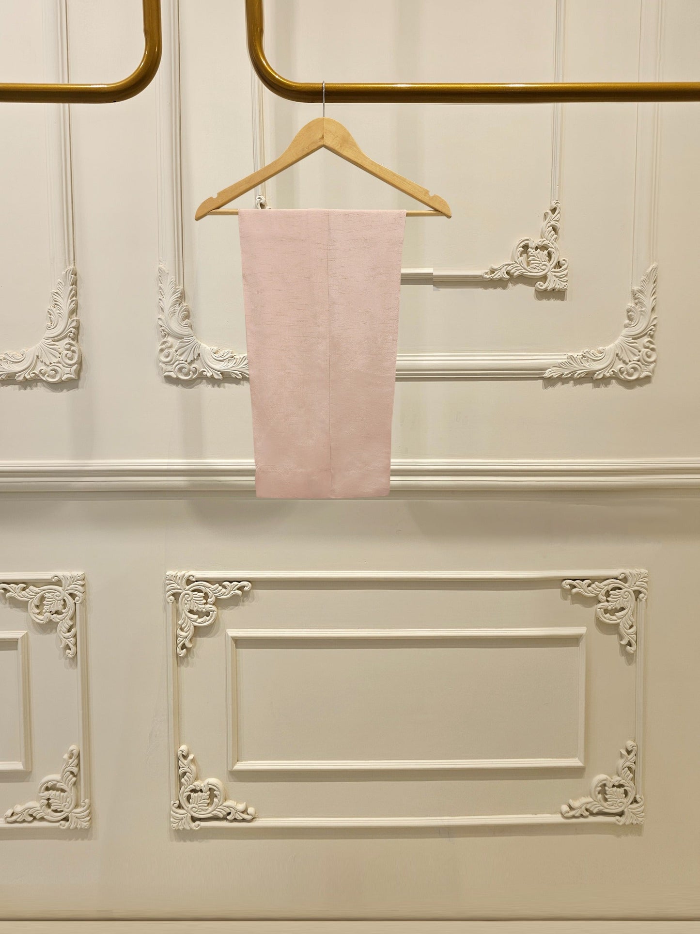 S112902 | Pure Embroidered Cotton Net Suit | Aghanoor Bridal