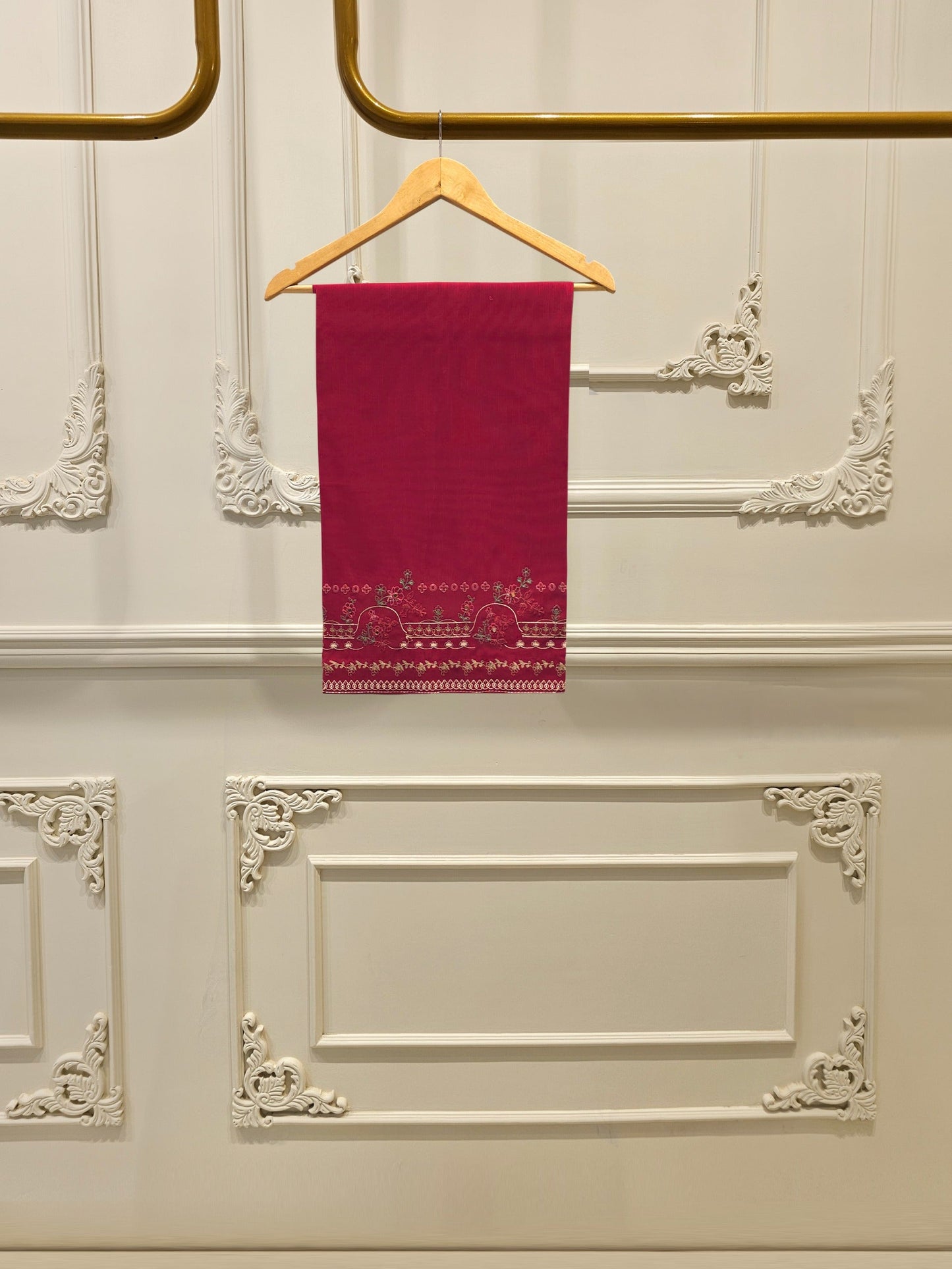 S112904 | Embroidered Khaddar Suit | Aghanoor Bridal