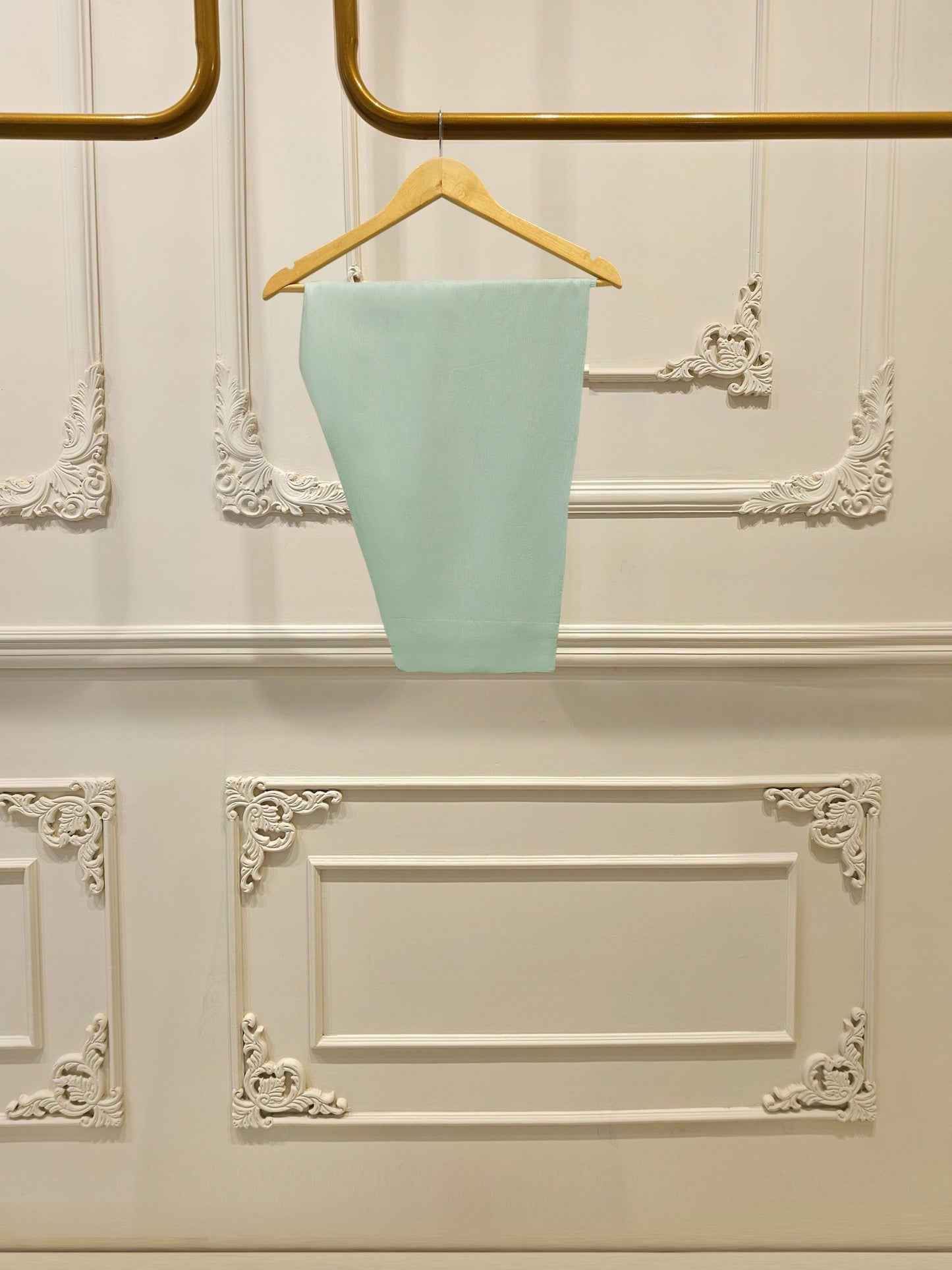 S112907 | Pure Embroidered Cotton Net Shirt | Aghanoor Bridal