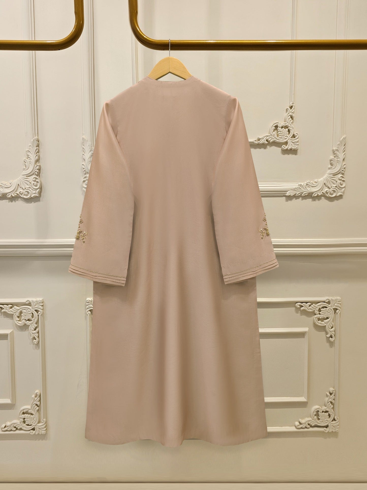 S112906 | Pure Embroidered Sheesha Silk Suit  | Aghanoor Bridal