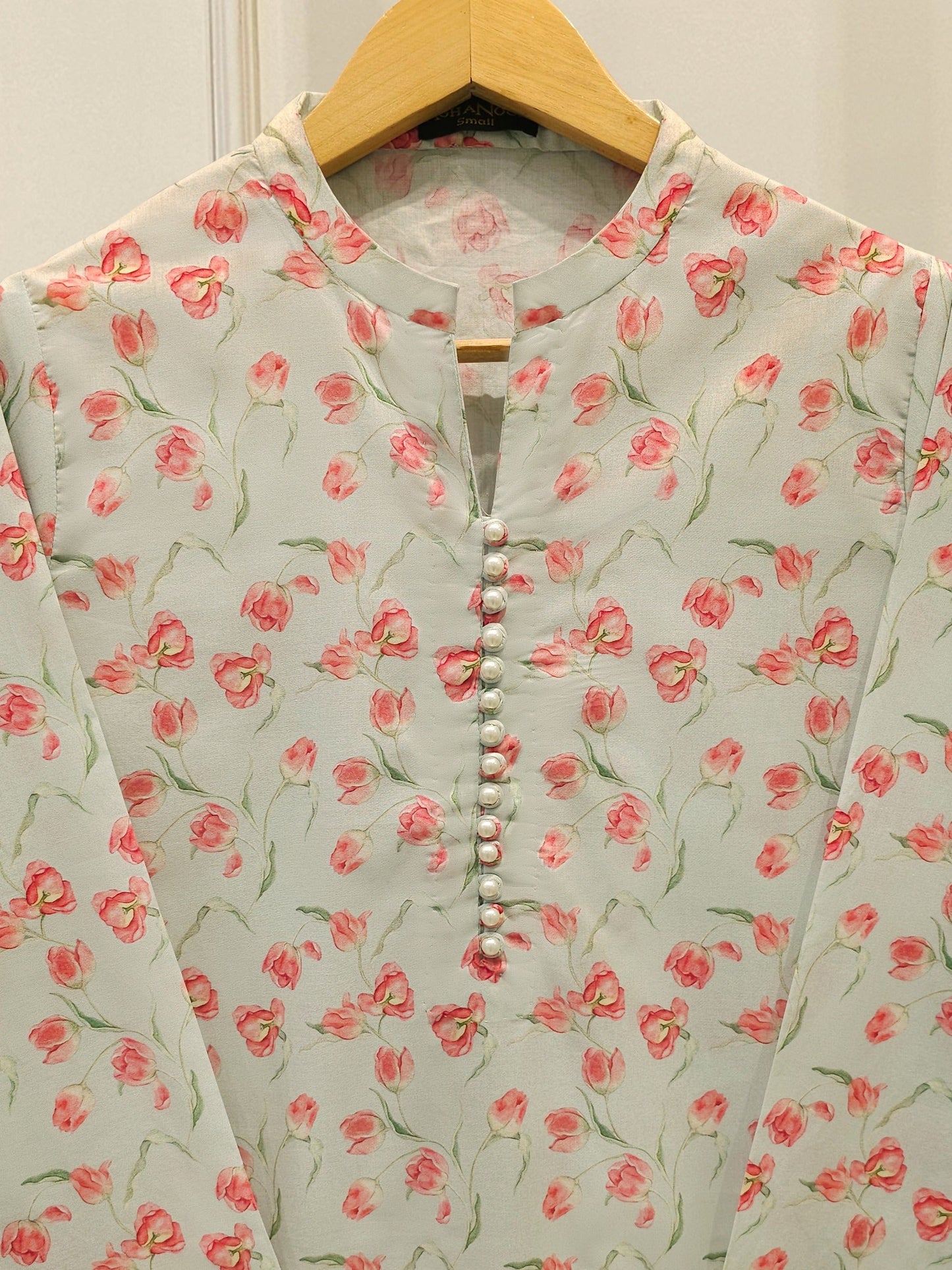 S112908 | Digital Printed Cambric Suit | Aghanoor Bridal