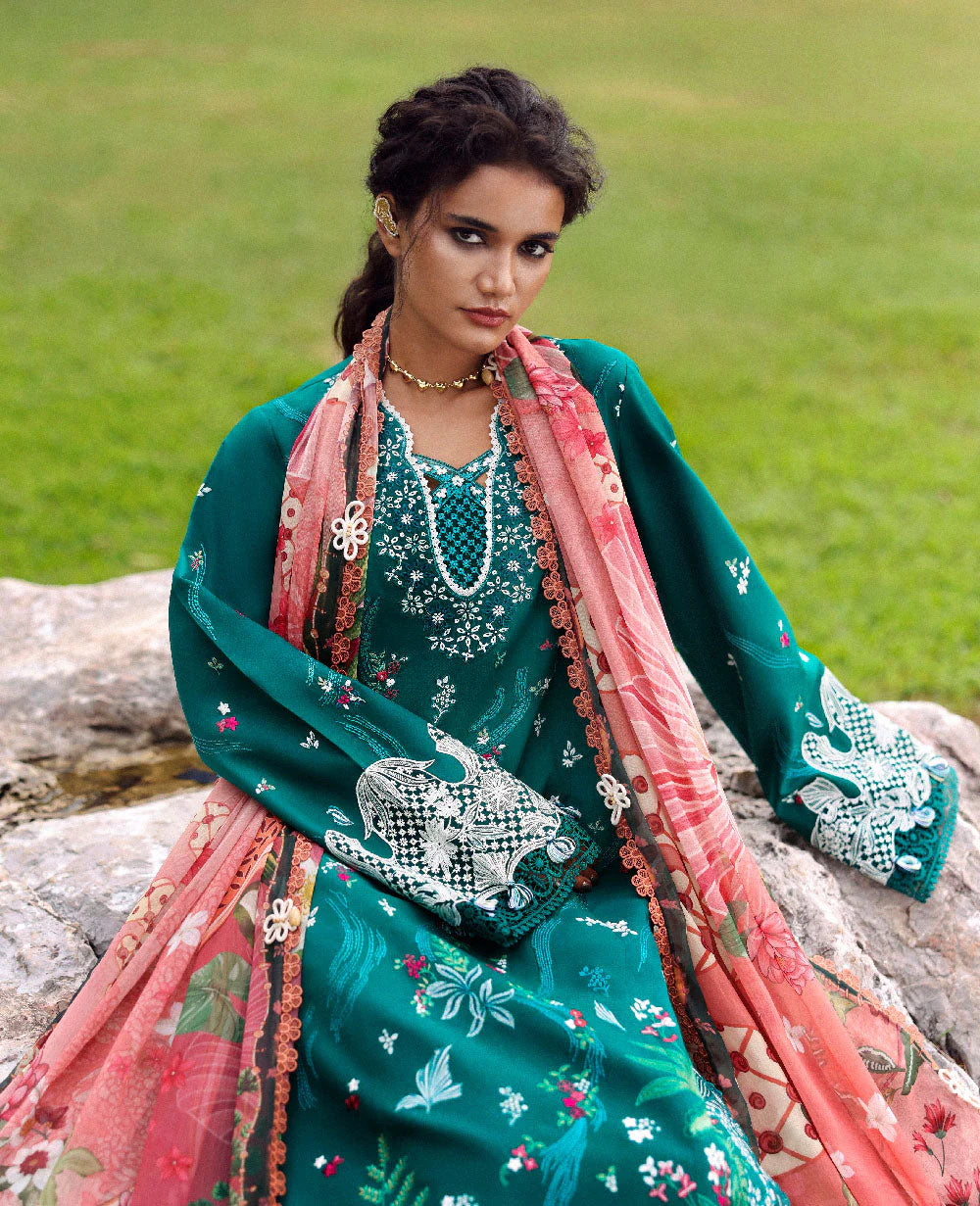 Ziva | Lilas- Summer Unstitched Lawn '26 | Republic Womenswear