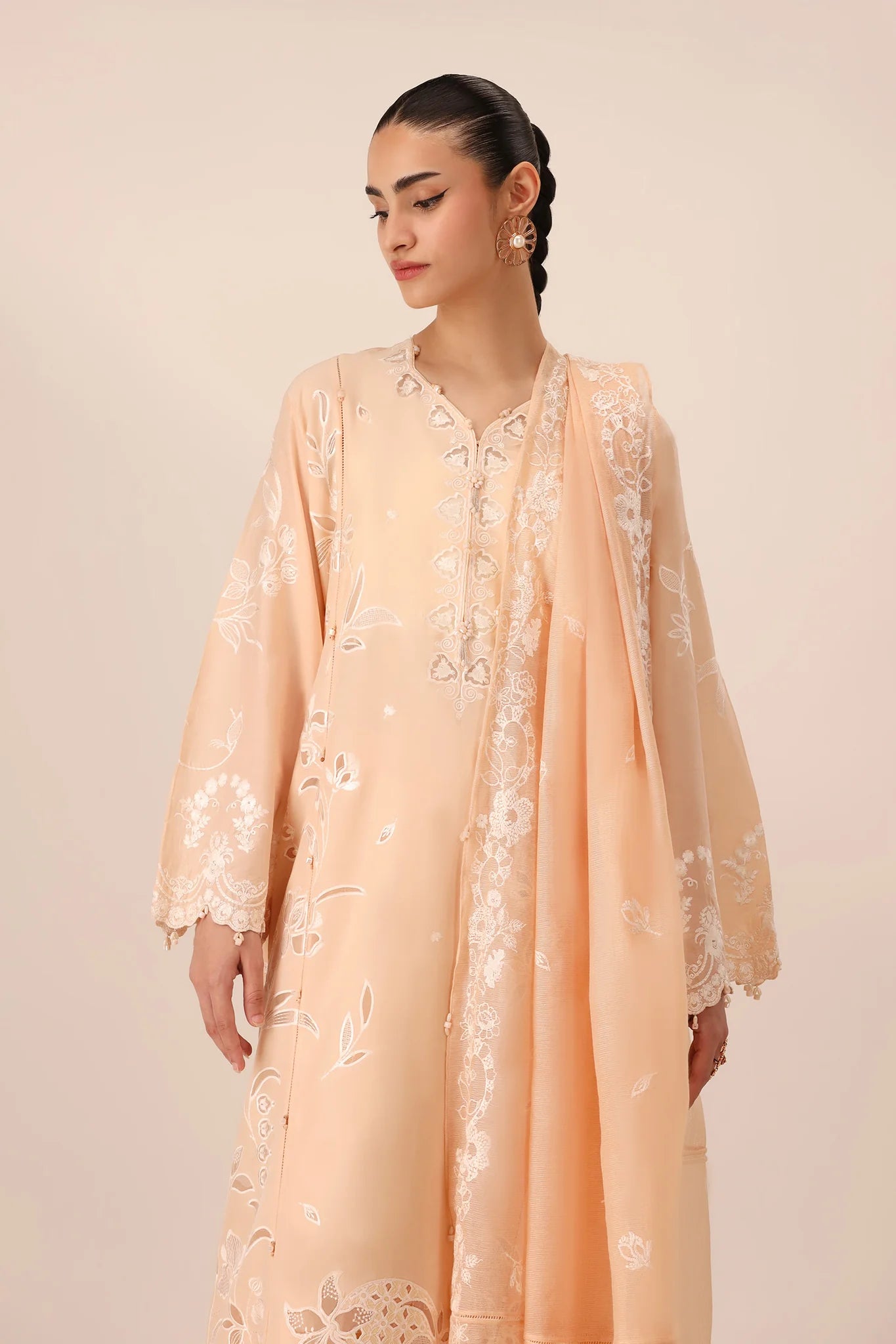 NOORAI (EL26-06 A ST) | STITCHED-ELAN LAWN'26 | ELAN
