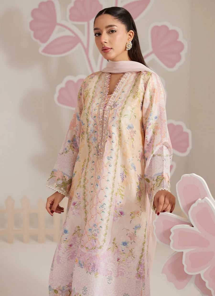Annelise Shirt And Dupatta | Ramadan Eid Frou Frou '26 | FARAH TALIB AZIZ