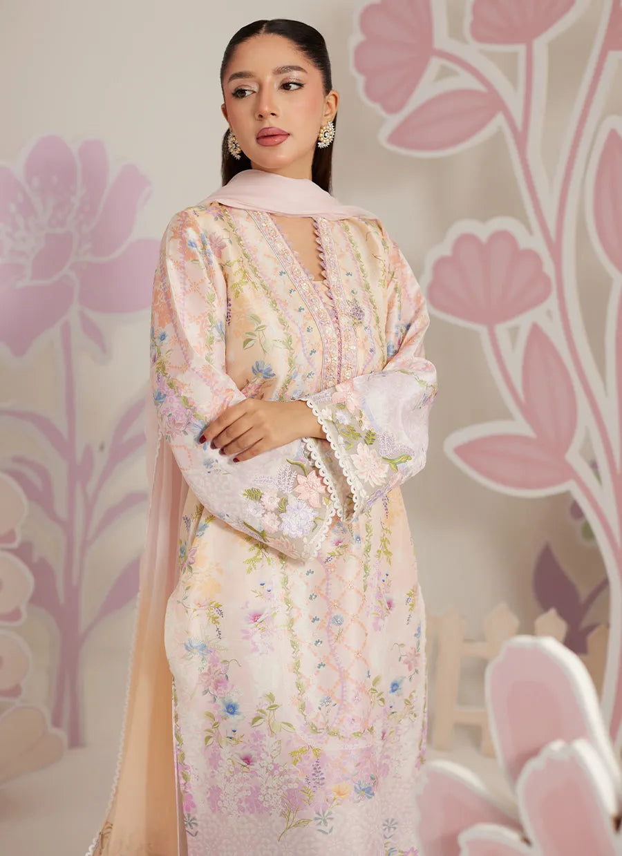 Annelise Shirt And Dupatta | Ramadan Eid Frou Frou '26 | FARAH TALIB AZIZ