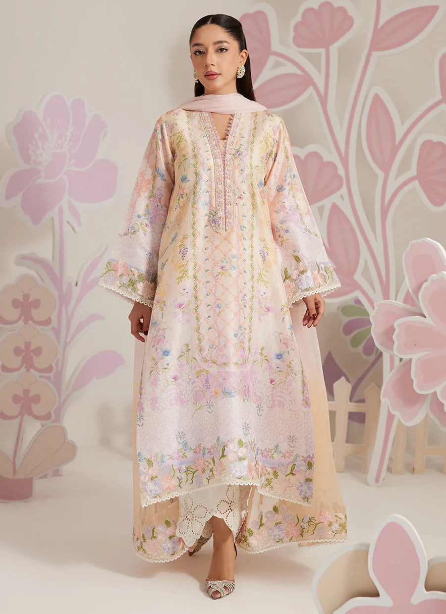 Annelise Shirt And Dupatta | Ramadan Eid Frou Frou '26 | FARAH TALIB AZIZ