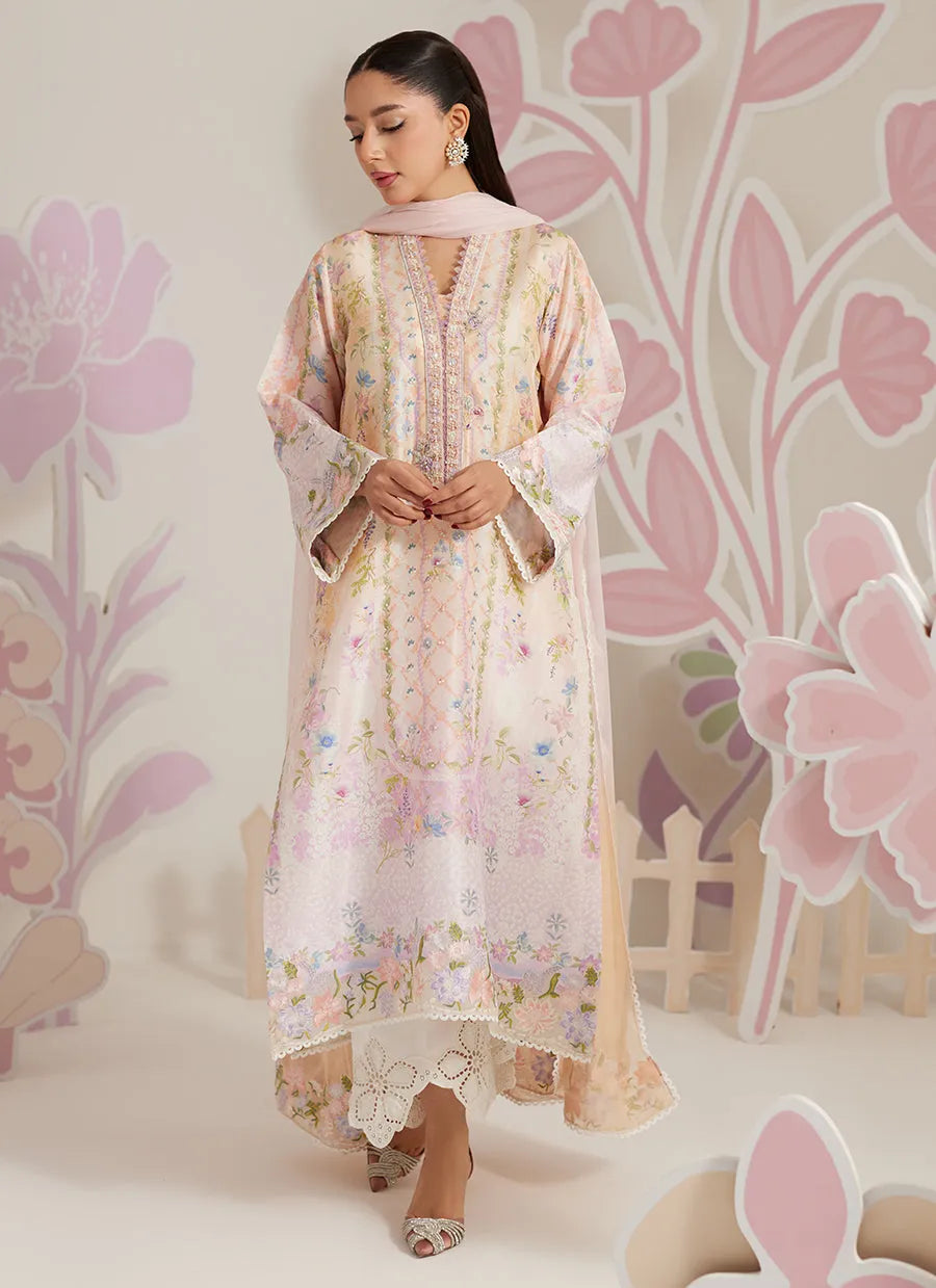 Annelise Shirt And Dupatta | Ramadan Eid Frou Frou '26 | FARAH TALIB AZIZ