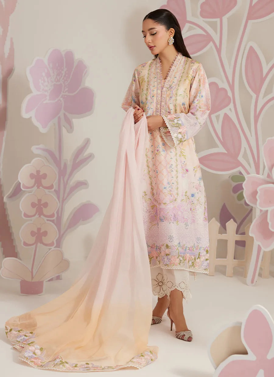 Annelise Shirt And Dupatta | Ramadan Eid Frou Frou '26 | FARAH TALIB AZIZ