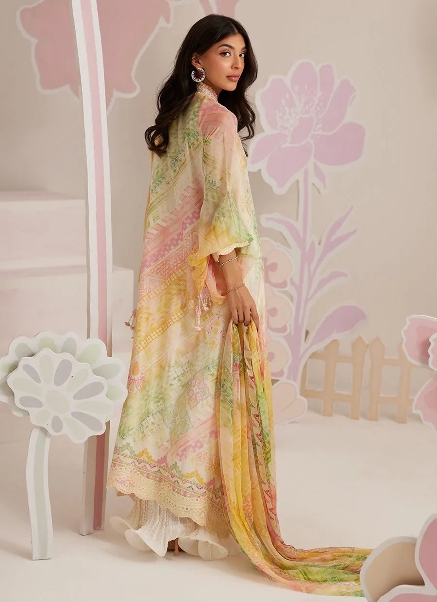 Aurelis Shirt And Dupatta | Ramadan Eid Frou Frou '26 | FARAH TALIB AZIZ