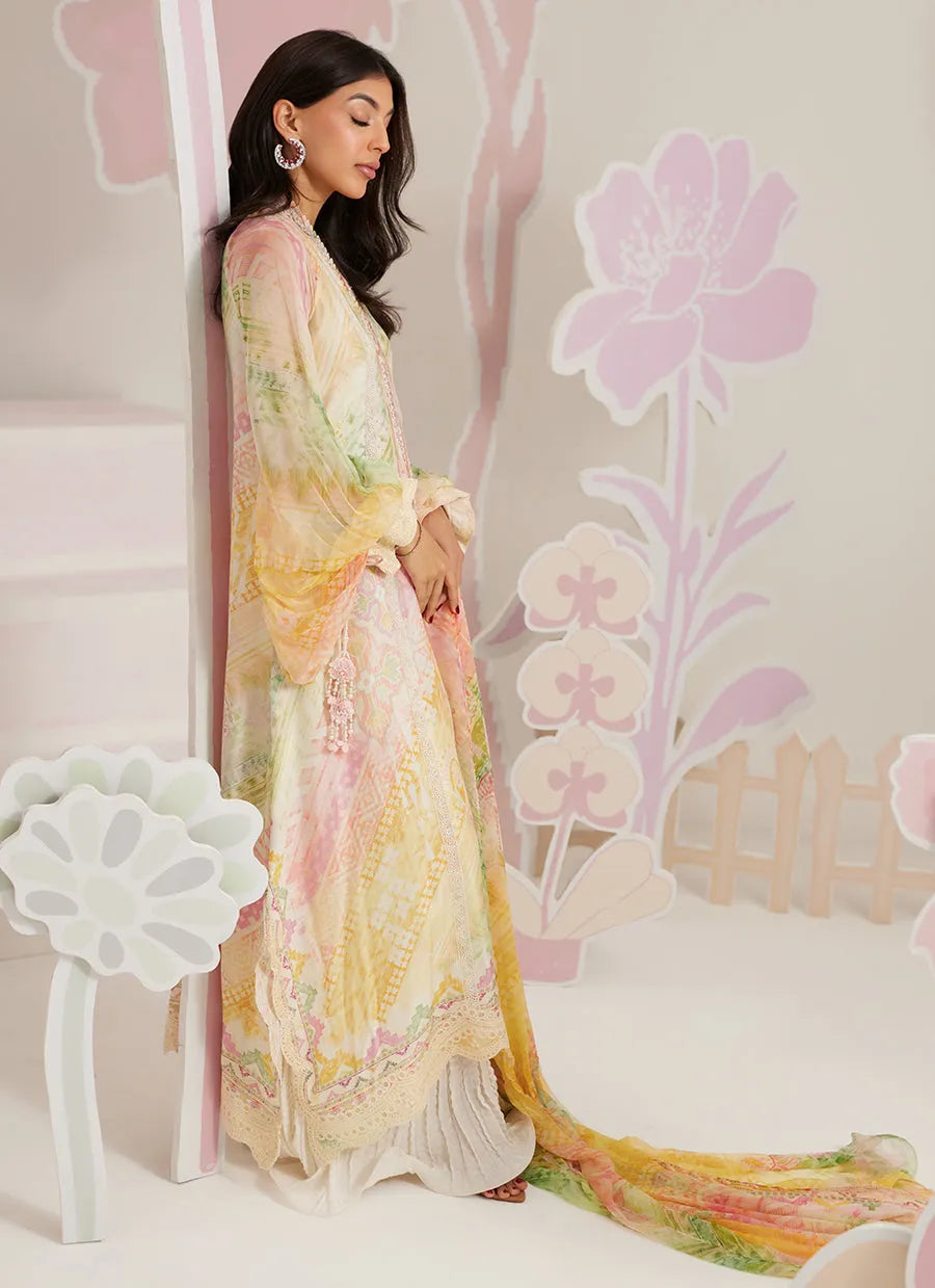 Aurelis Shirt And Dupatta | Ramadan Eid Frou Frou '26 | FARAH TALIB AZIZ