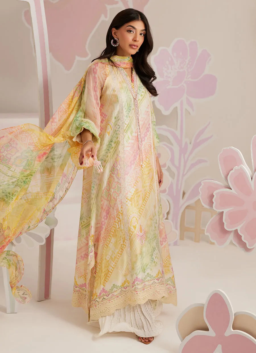 Aurelis Shirt And Dupatta | Ramadan Eid Frou Frou '26 | FARAH TALIB AZIZ