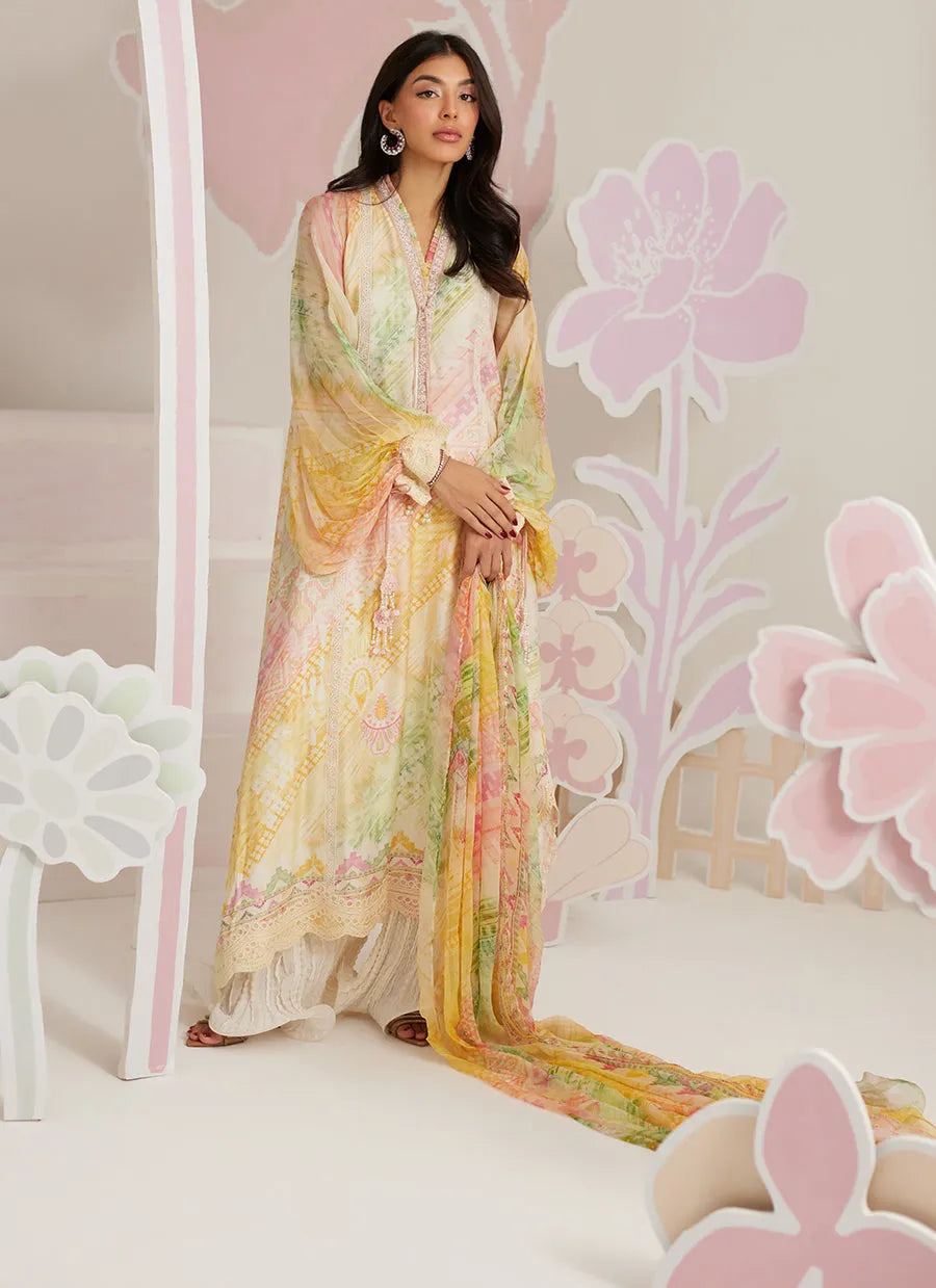 Aurelis Shirt And Dupatta | Ramadan Eid Frou Frou '26 | FARAH TALIB AZIZ