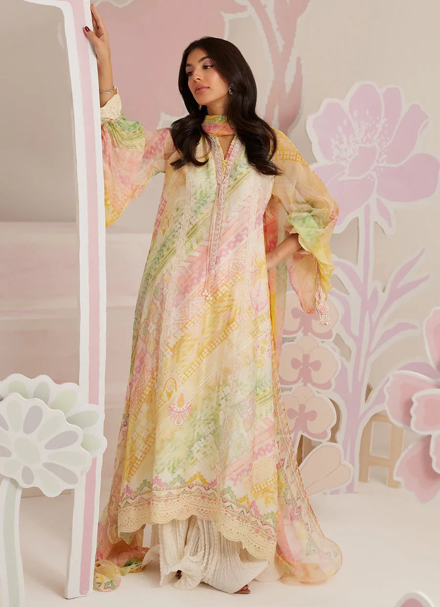 Aurelis Shirt And Dupatta | Ramadan Eid Frou Frou '26 | FARAH TALIB AZIZ