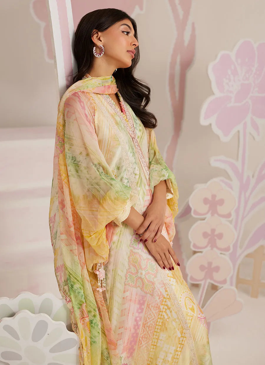 Aurelis Shirt And Dupatta | Ramadan Eid Frou Frou '26 | FARAH TALIB AZIZ