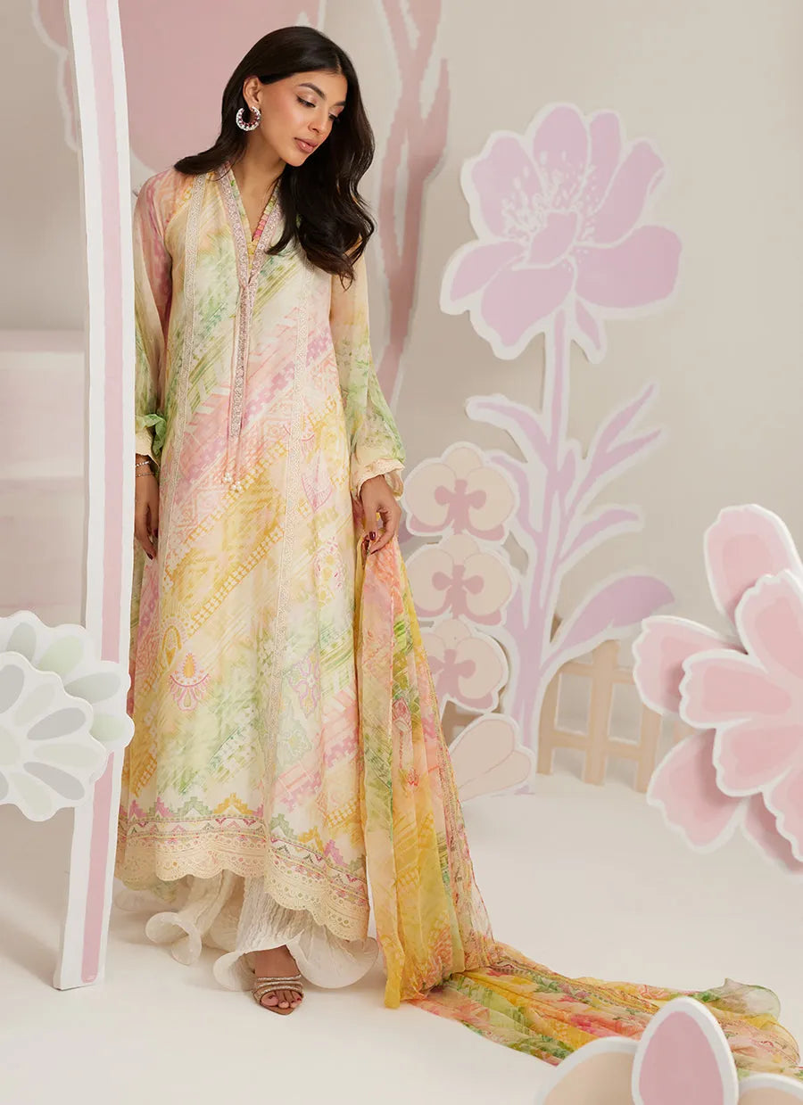 Aurelis Shirt And Dupatta | Ramadan Eid Frou Frou '26 | FARAH TALIB AZIZ