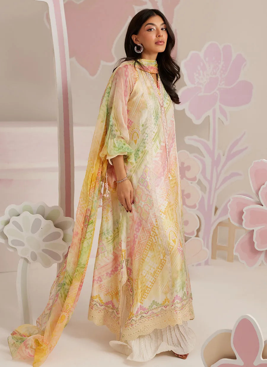 Aurelis Shirt And Dupatta | Ramadan Eid Frou Frou '26 | FARAH TALIB AZIZ