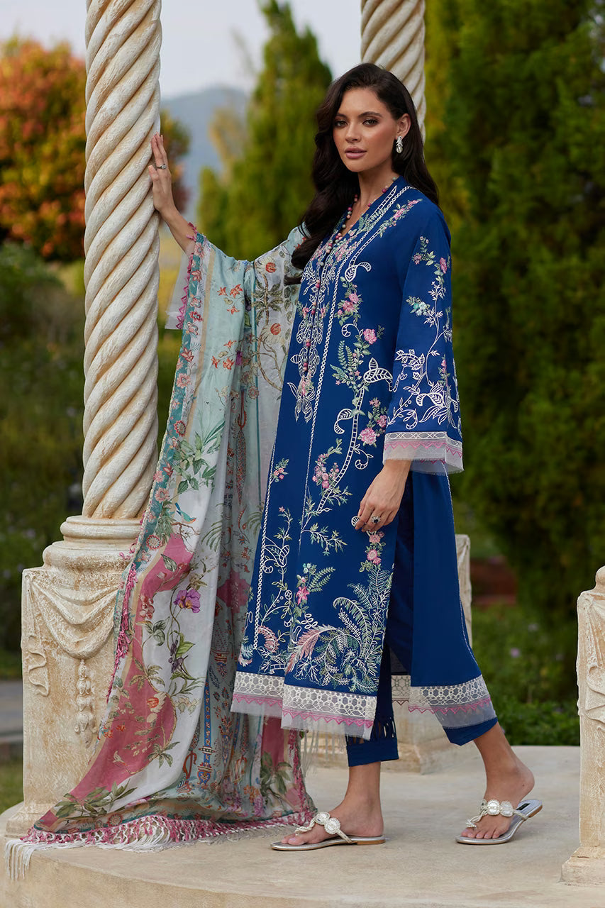 Blue Depth | Unstitched Spring Summer '26 | Nida Azwer