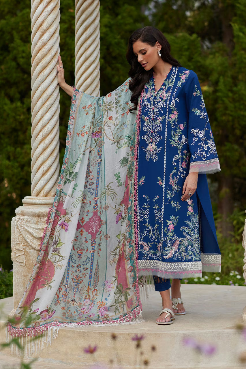 Blue Depth | Unstitched Spring Summer '26 | Nida Azwer