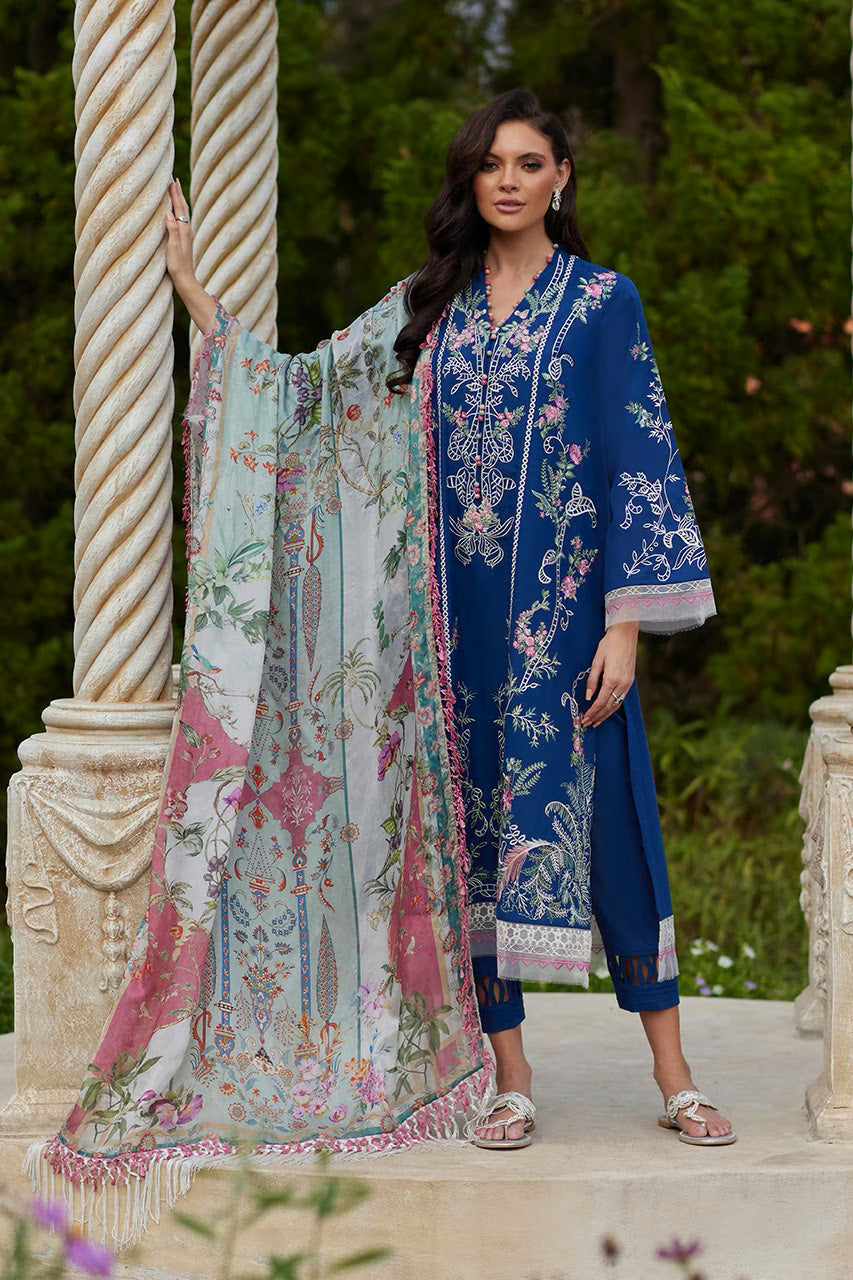 Blue Depth | Unstitched Spring Summer '26 | Nida Azwer