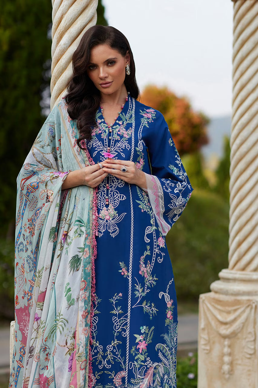 Blue Depth | Unstitched Spring Summer '26 | Nida Azwer