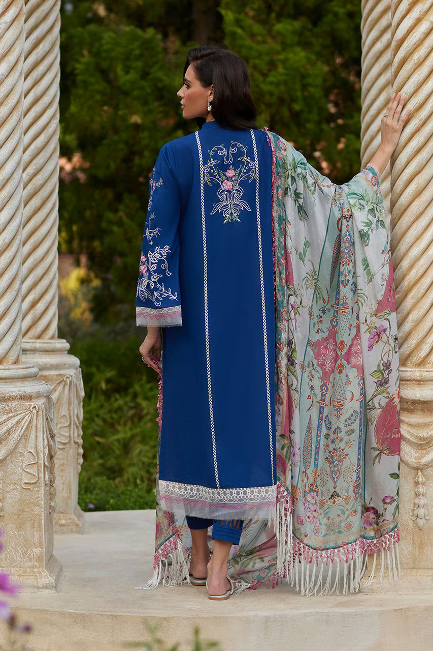 Blue Depth | Unstitched Spring Summer '26 | Nida Azwer