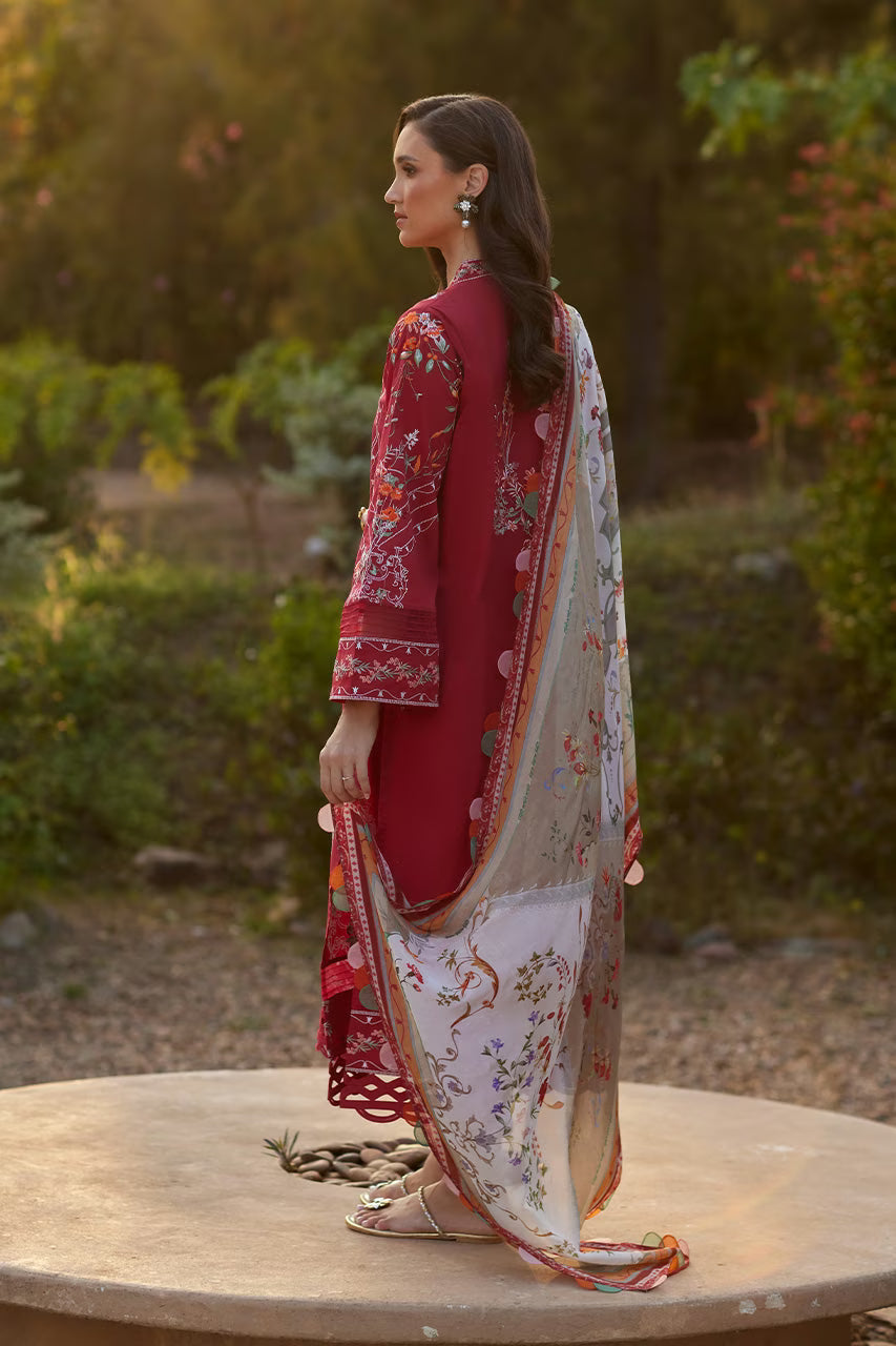Crimson Mirage | Unstitched Spring Summer '26 | Nida Azwer
