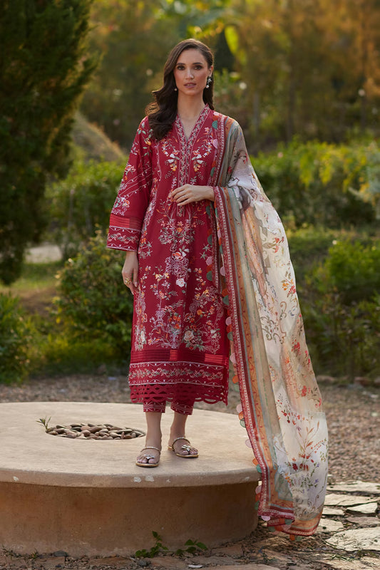 Crimson Mirage | Unstitched Spring Summer '26 | Nida Azwer
