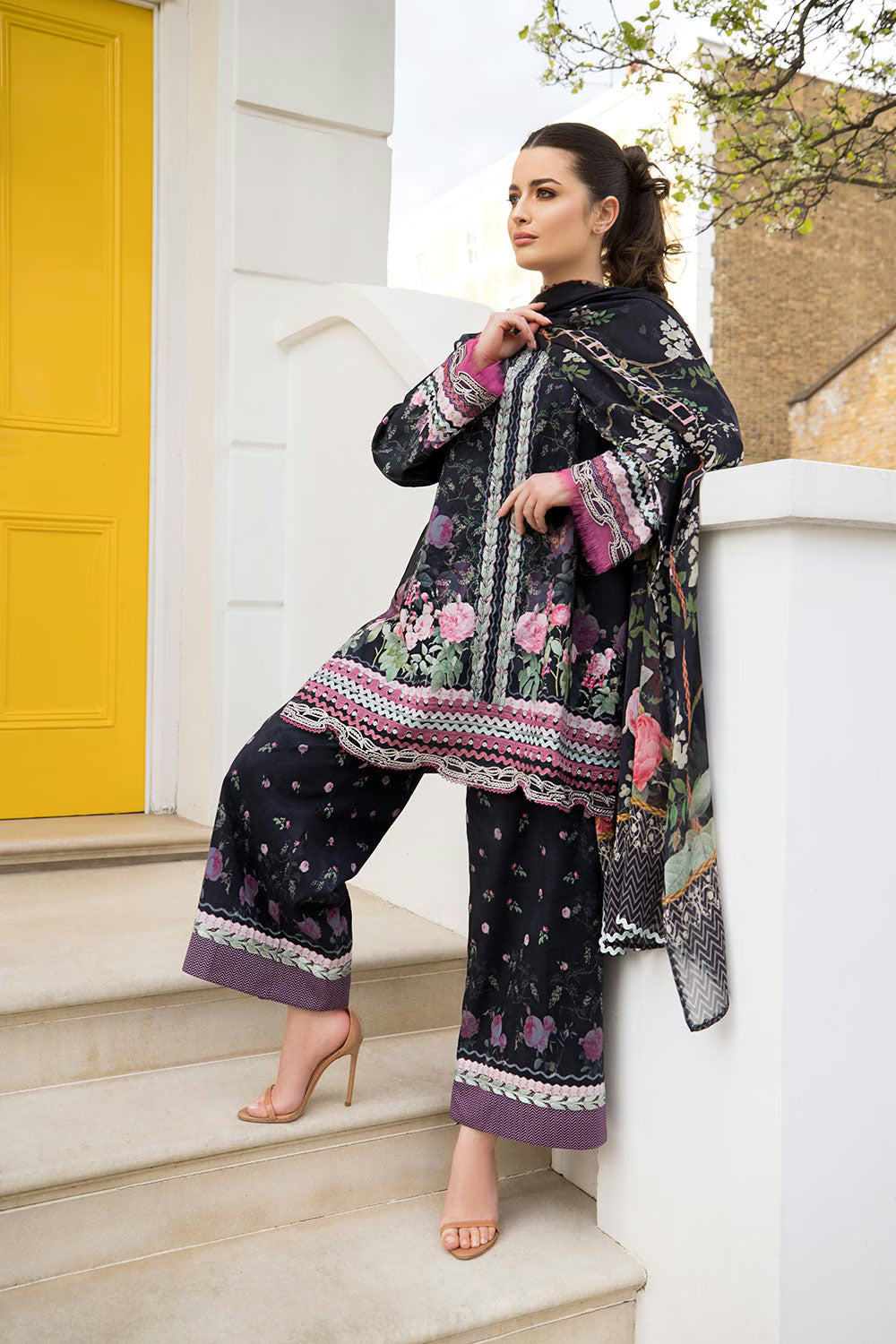 Design 4B Unstitched | SN Prints '26 | SOBIA NAZIR
