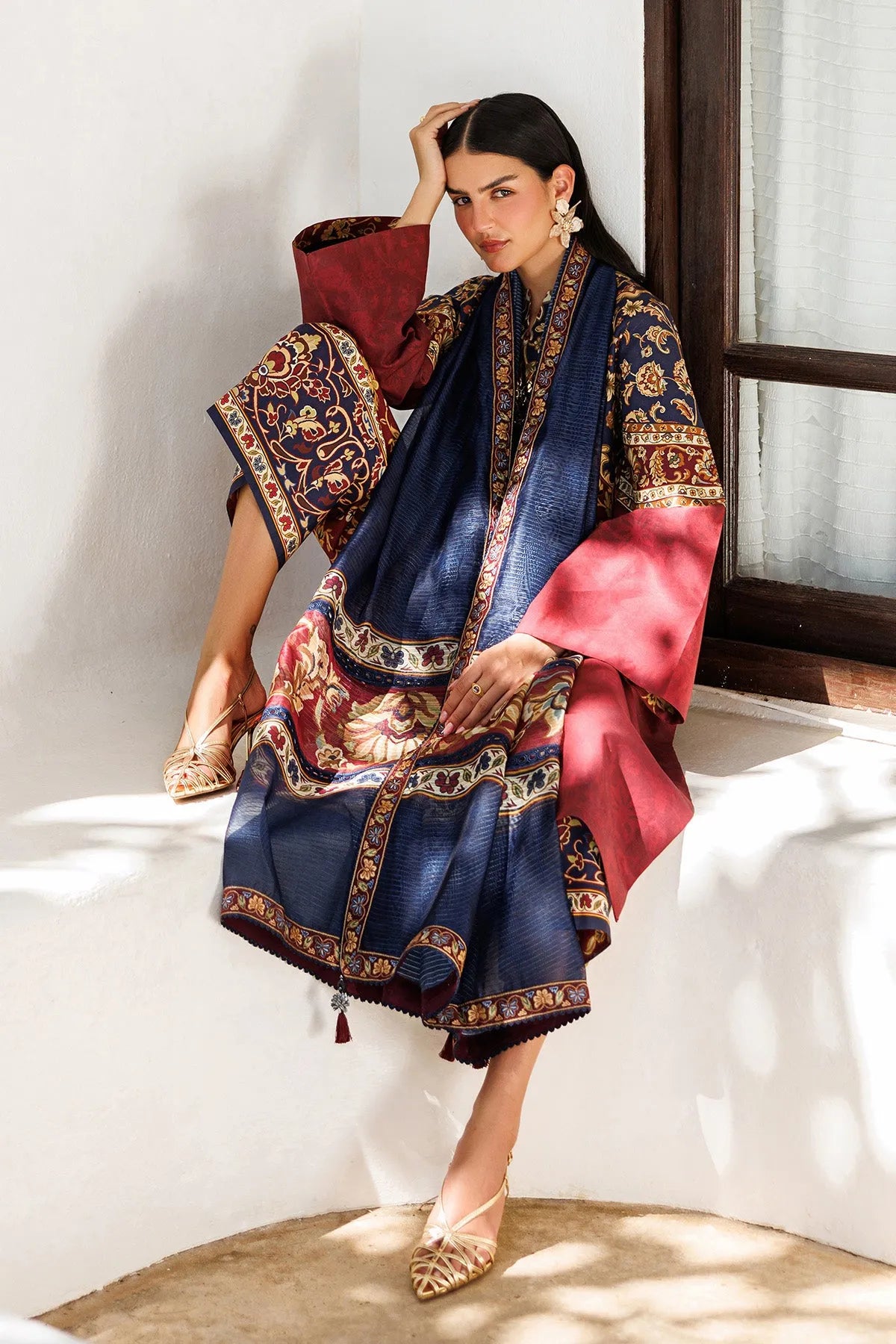 Digital Printed Lawn USE-9309 | Unstitched Summer '26 | Jazmin