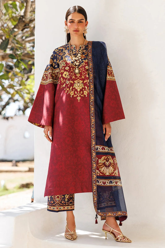 Digital Printed Lawn USE-9309 | Unstitched Summer '26 | Jazmin