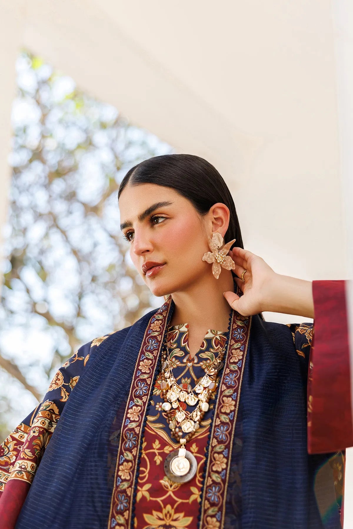 Digital Printed Lawn USE-9309 | Unstitched Summer '26 | Jazmin