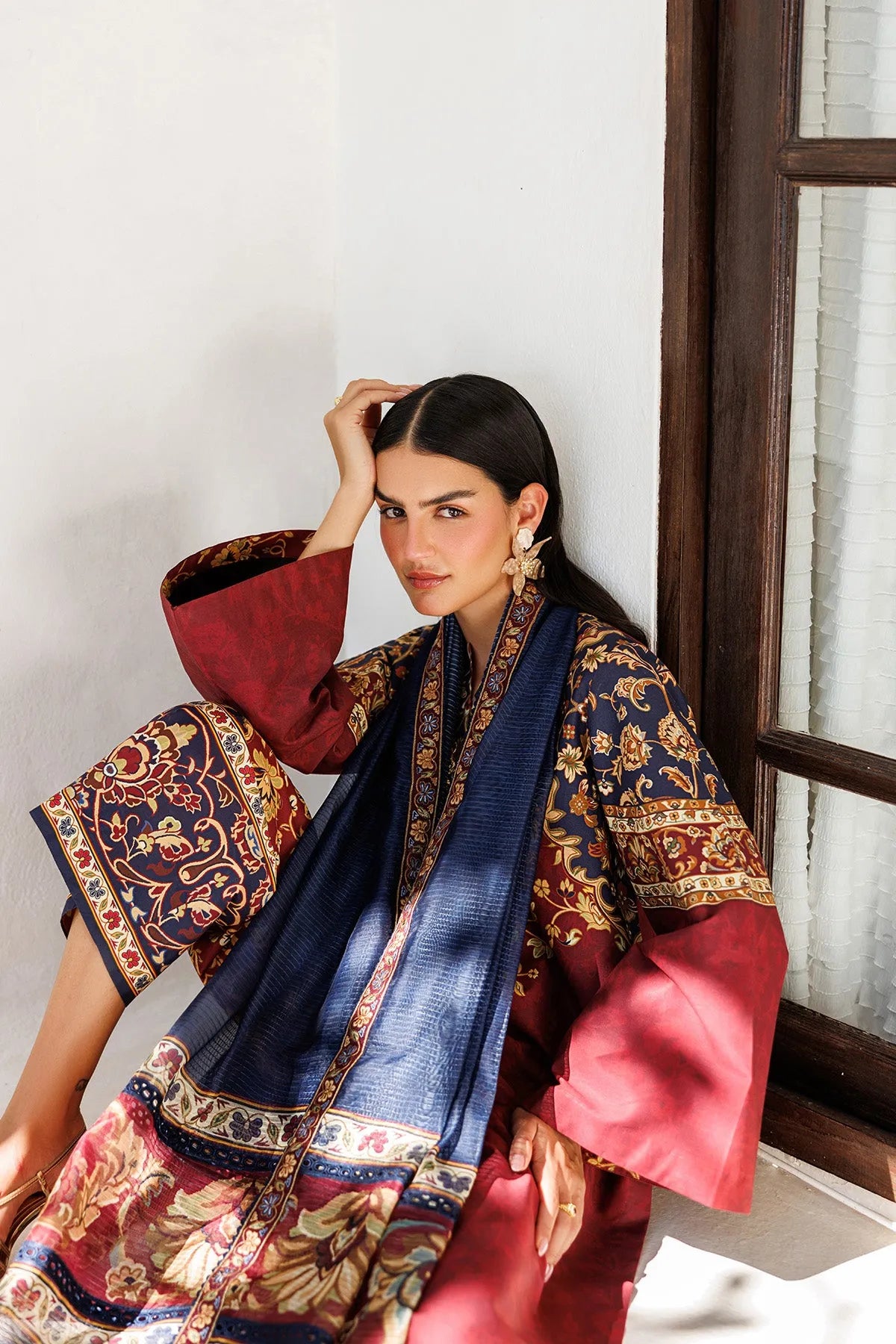 Digital Printed Lawn USE-9309 | Unstitched Summer '26 | Jazmin