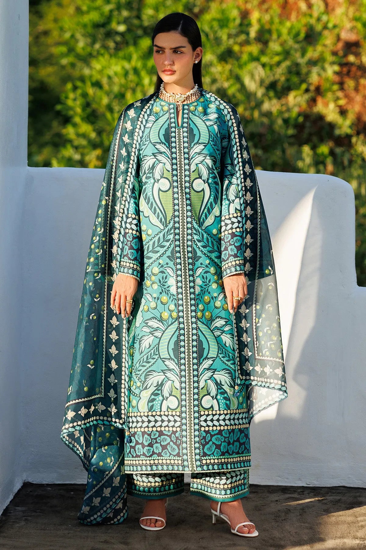 Digital Printed Lawn USE-9313 | Unstitched Summer '26 | Jazmin