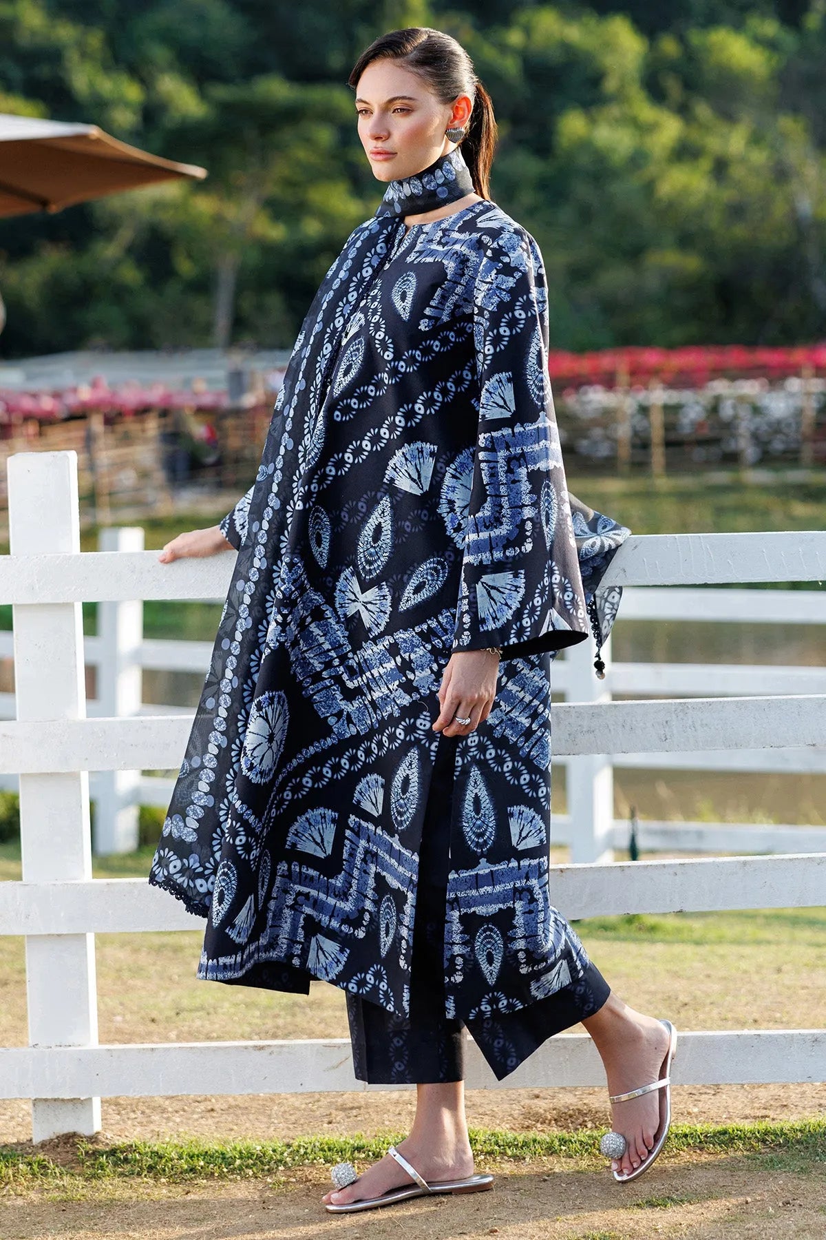 Digital Printed Lawn USE-9318 | Unstitched Summer '26 | Jazmin