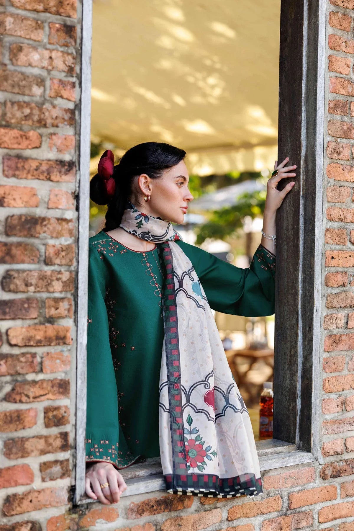 Embroidered Lawn USE-9285 | Unstitched Summer '26 | Jazmin