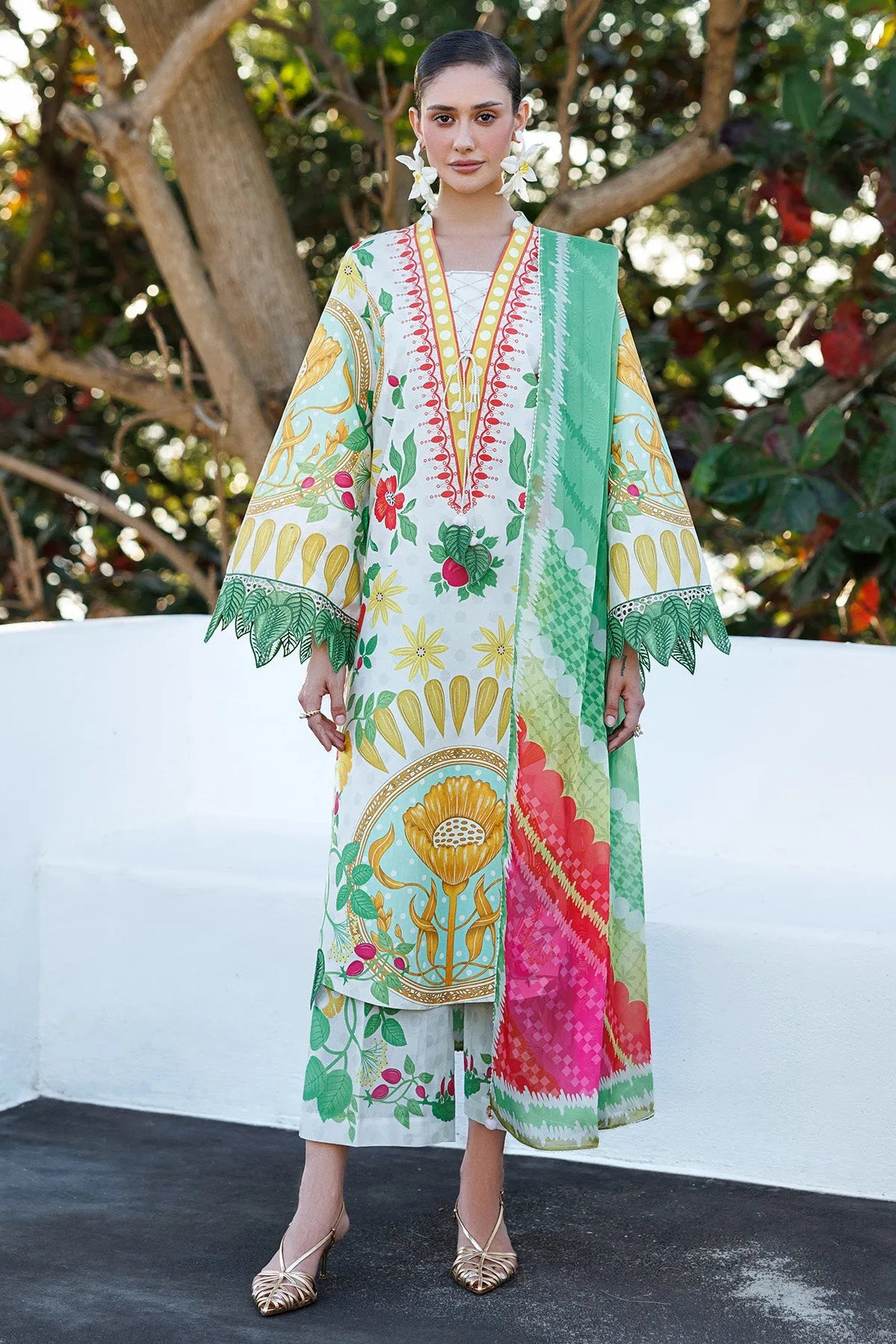 Embroidered Lawn USE-9286 | Unstitched Summer '26 | Jazmin